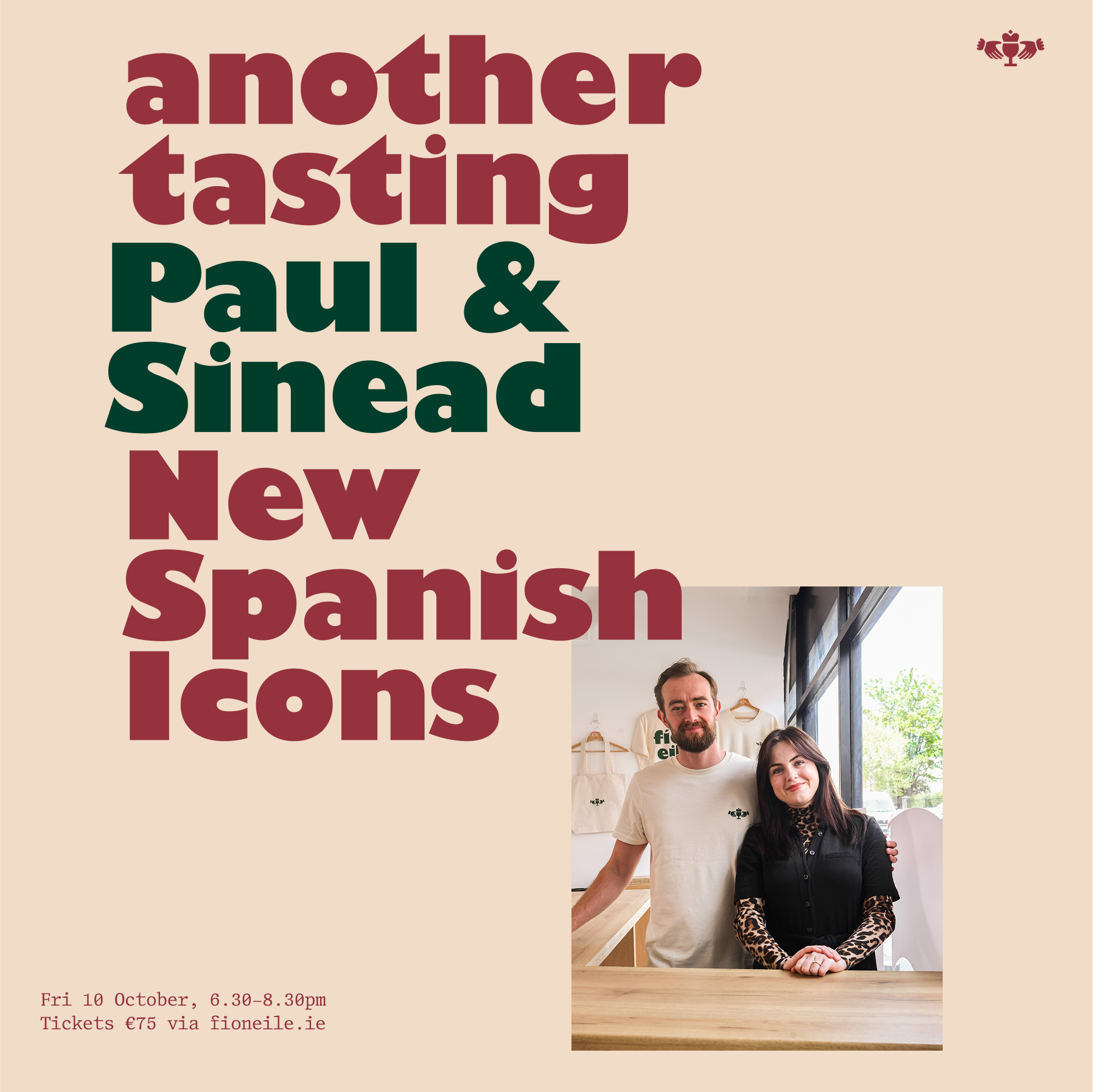 10th Oct - New Spanish Icons Wine Tasting Evening with Sinead & Paul